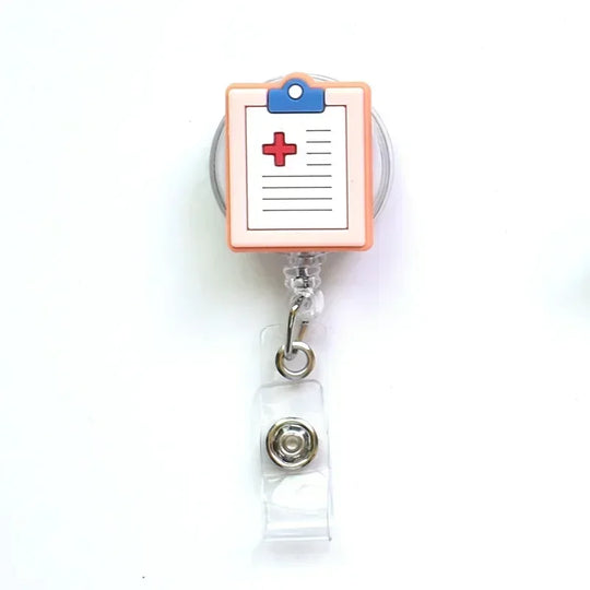 Porta Tarjeta / Gafete de trabajo, carretes de insignia retráctiles de dibujos animados.