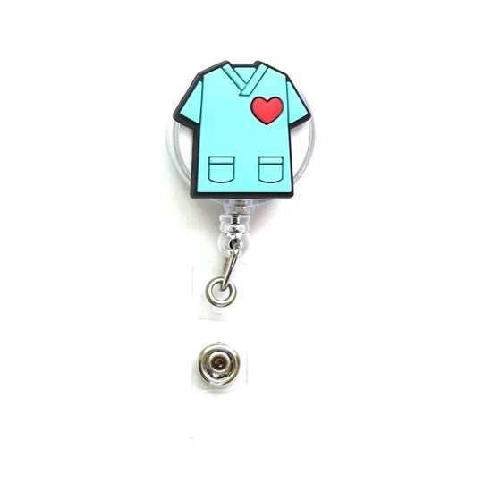 Porta Tarjeta / Gafete de trabajo, carretes de insignia retráctiles de dibujos animados.