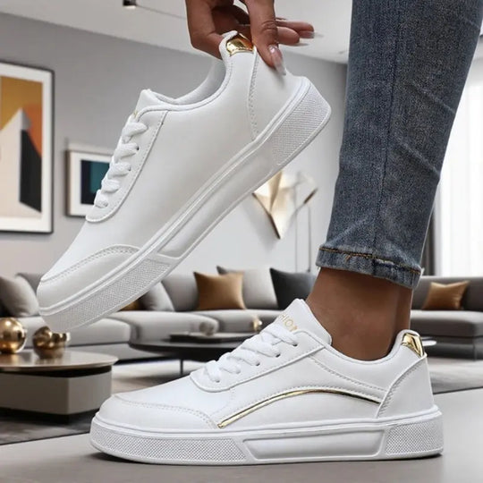 Zapatillas bajas blancas con estilo para mujer, ligeras, transpirables, a la moda, prácticas, informales, zapatillas para correr estéticas de moda MedSurgery Store For Digital Health