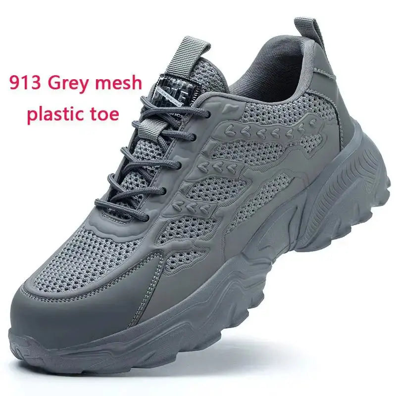 Zapatos de seguridad blancos para hombres y mujeres, antigolpes, antiperforación, aislamiento, 6kv, resistente al desgaste, negro, blanco, transpirable, ligero MedSurgery Store For Digital Health