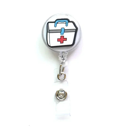 Porta Tarjeta / Gafete de trabajo, carretes de insignia retráctiles de dibujos animados.