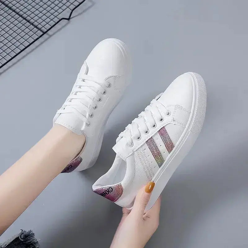 *Zapatos Informales Vulcanizados De Cuero Pu Para Mujer, Zapatillas De Deporte Blancas, Moda De Primavera, Nuevo Zapatos Off White MedSurgery Store For Digital Health