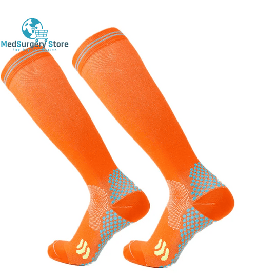 New Compression Socks Men Women Varicose Veins Compression Golfs Crew Middle Tube Crossfit Travel Nurse Socks EU 36-50 Meias