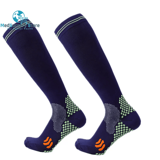 New Compression Socks Men Women Varicose Veins Compression Golfs Crew Middle Tube Crossfit Travel Nurse Socks EU 36-50 Meias