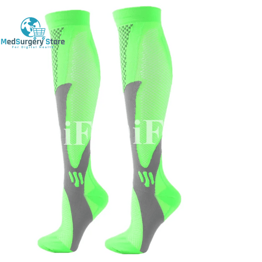 New Compression Socks Men Women Varicose Veins Compression Golfs Crew Middle Tube Crossfit Travel Nurse Socks EU 36-50 Meias