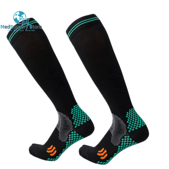 New Compression Socks Men Women Varicose Veins Compression Golfs Crew Middle Tube Crossfit Travel Nurse Socks EU 36-50 Meias