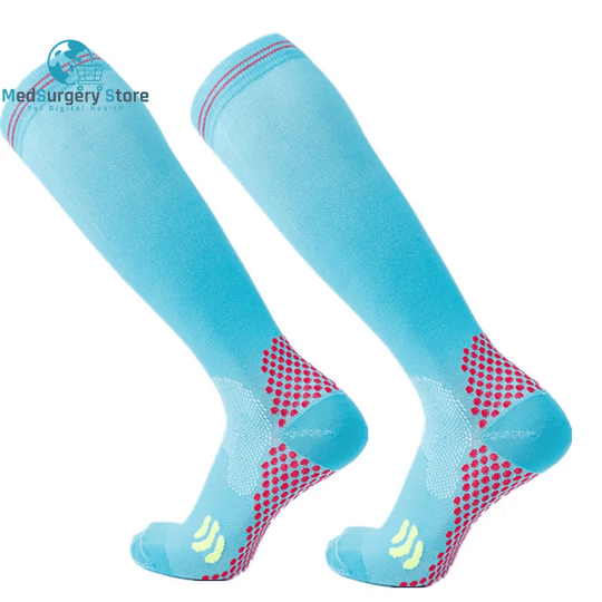 New Compression Socks Men Women Varicose Veins Compression Golfs Crew Middle Tube Crossfit Travel Nurse Socks EU 36-50 Meias