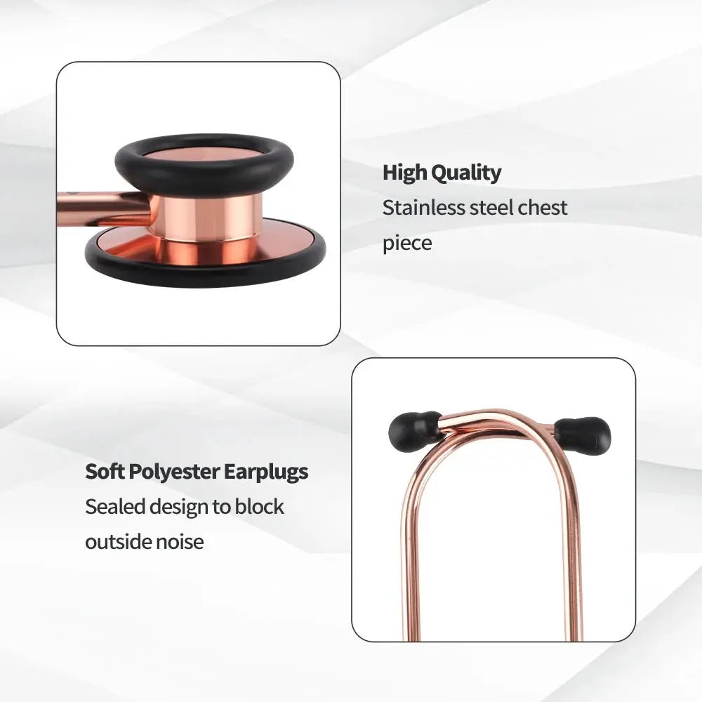 Estetoscopio médico de doble cara, profesional - Equipo médico.Equipo médicodsers - fulfillment - serviceMedSurgery Store For Digital Health1005009192649741 - Pink - Rose Gold - United StatesPink - Rose GoldEstados UnidosEstetoscopio médico de doble cara, profesional - Equipo médico.