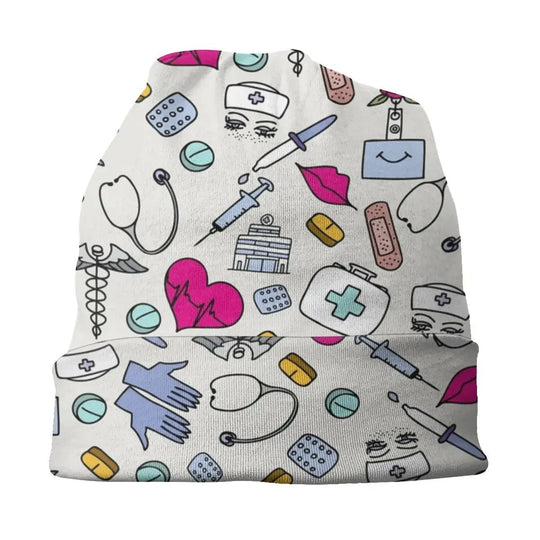 Gorro cálido de invierno Unisex para mujer, gorros tejidos, gorro de enfermera con patrón de enfermería a la moda, gorros para el cuidado de la salud al aire libre, gorros para hombresMedSurgery Store For Digital HealthMedSurgery Store For Digital Health1005008428298148 - 1 - Skullies Beanies Hat1Skullies Beanies HatGorro cálido de invierno Unisex para mujer, gorros tejidos, gorro de enfermera con patrón de enfermería a la moda, gorros para el cuidado de la salud al aire libre, gorros para hombr