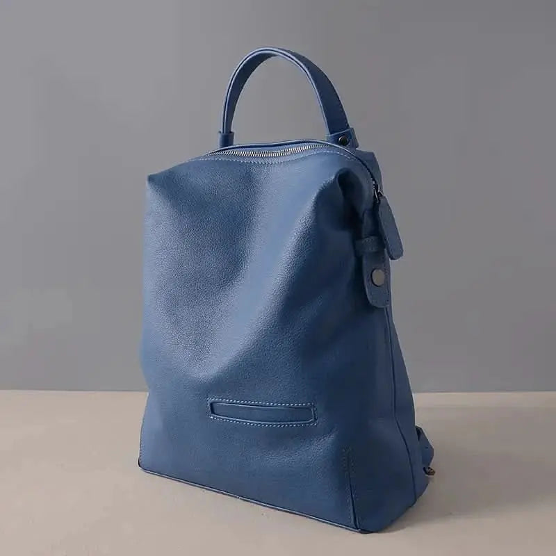 🎒 Mochila de Piel para Mujer – Estilo Profesional y Gran Capacidad para Guardias Médicas..