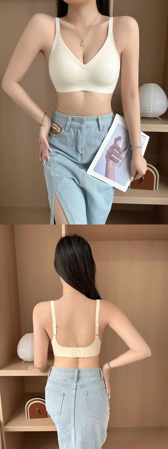 Sujetador sin costuras de pecho pequeño para mujer, push - up de pecho pequeño, cómodo, sin aros, soporte suave, sujetador de pecho cerradoMedSurgery Store For Digital HealthMedSurgery Store For Digital Health1005007171043492 - white - LwhitelSujetador sin costuras de pecho pequeño para mujer, push - up de pecho pequeño, cómodo, sin aros, soporte suave, sujetador de pecho cerrado